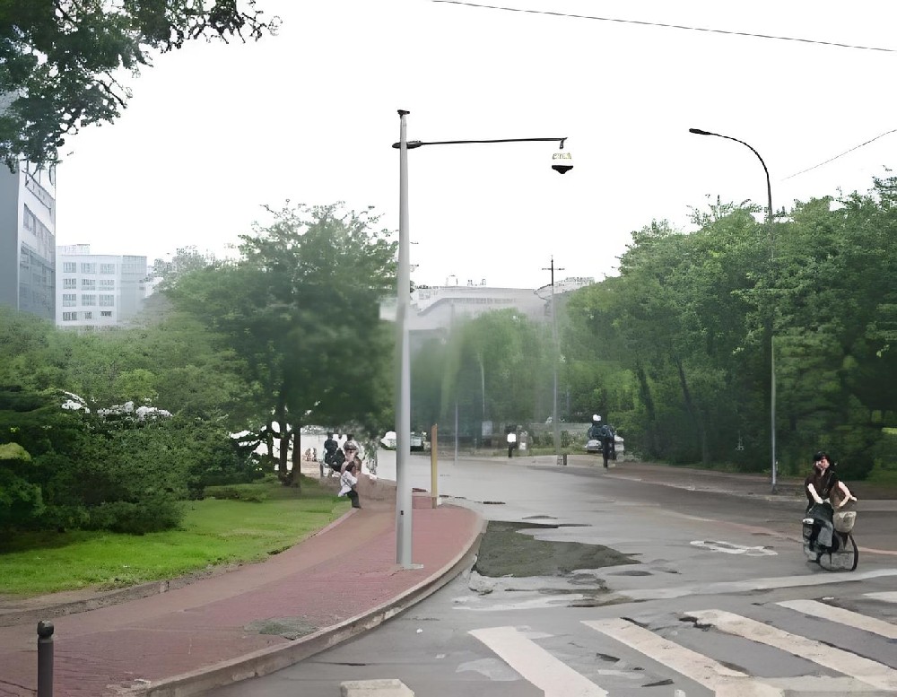 道路监控杆弯管加工 
