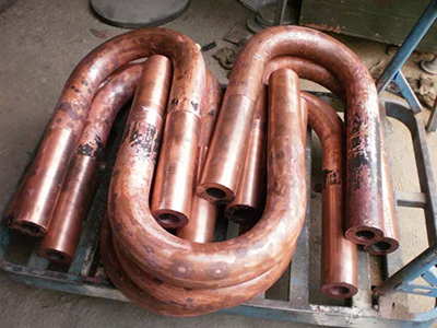 专业弯管加工厂为客户加工的铜管弯管样品